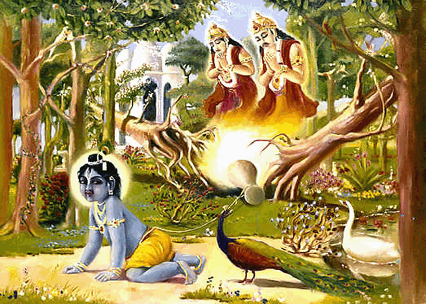Supreme Lord as Bala Gopal in Vrindavan