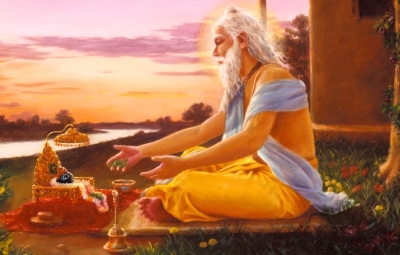 Advaita Acharya prayed to the Lord