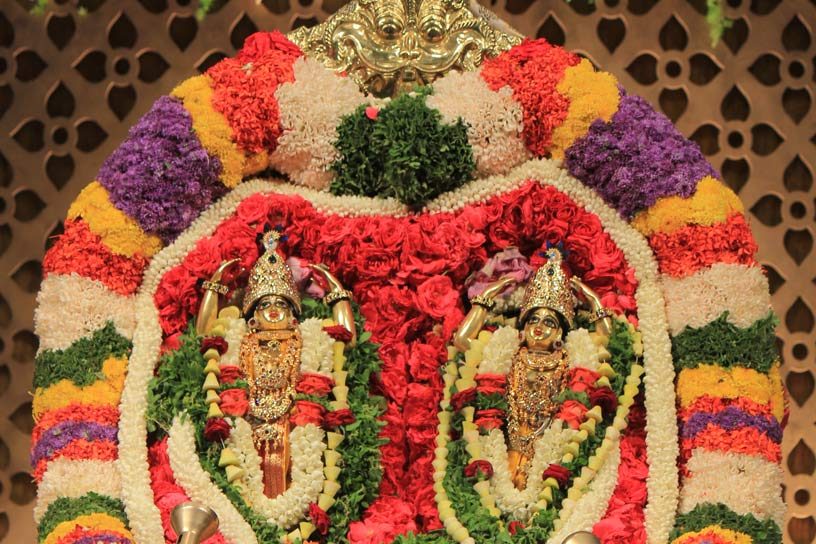 Visesha alankara for Utsava deities