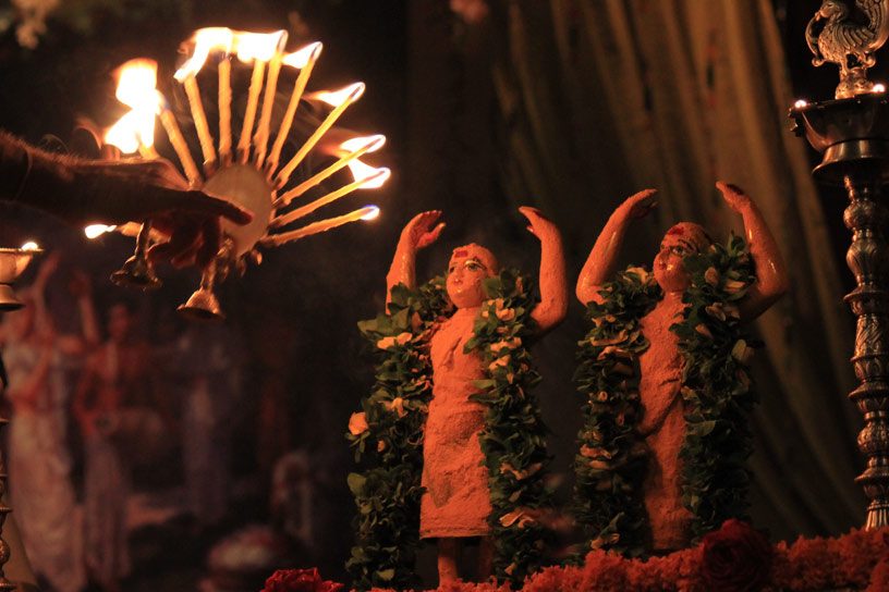 Special Aarati during Abhisheka