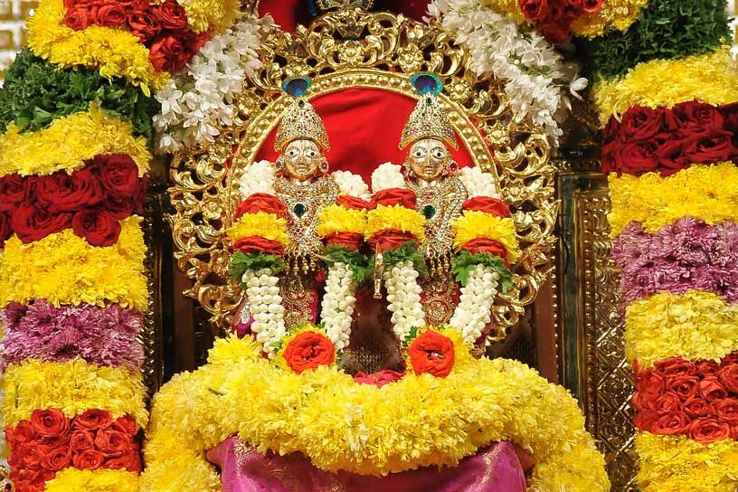 Utsava deities in Visesha Alankara