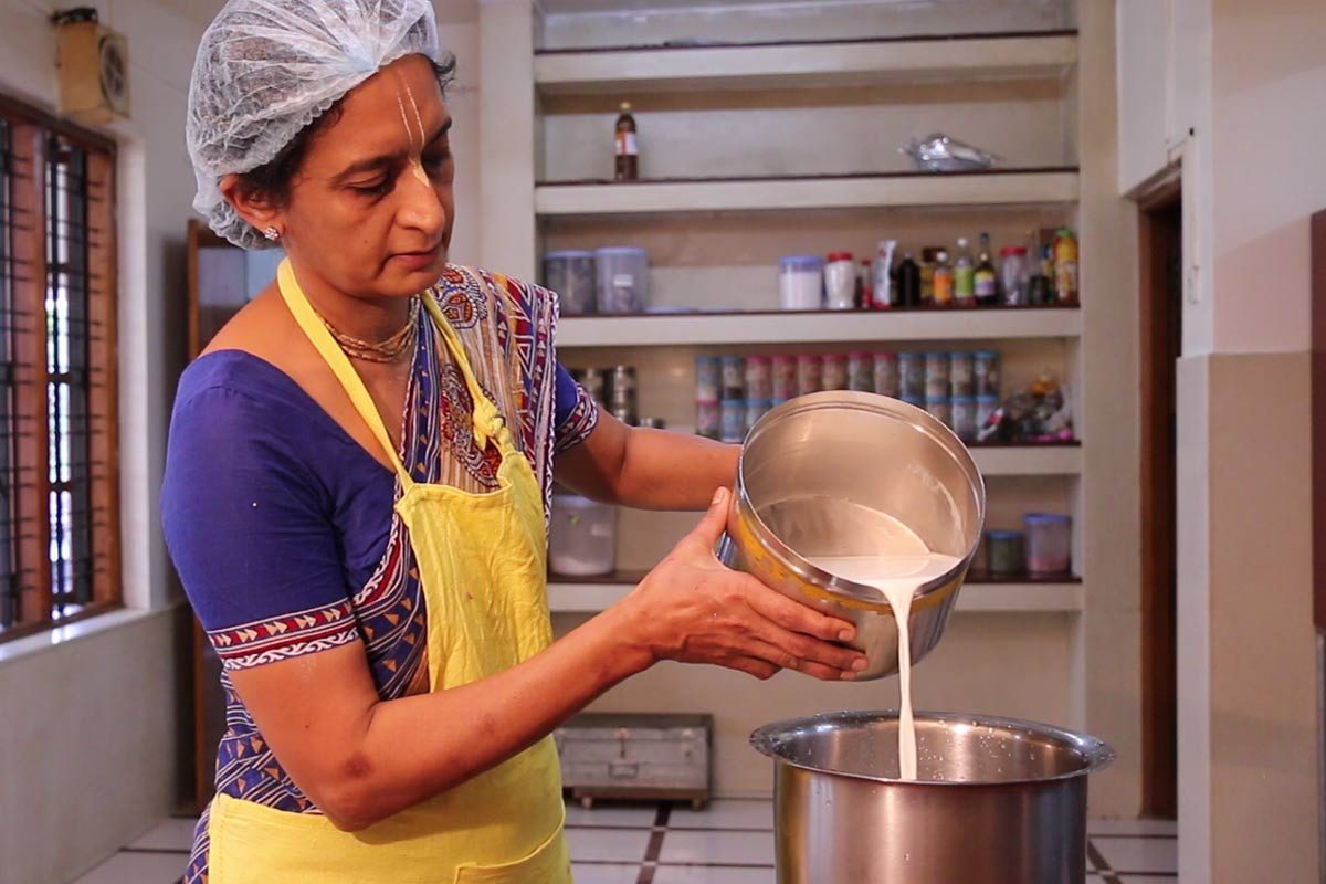 Krishnamrita Food under preparation