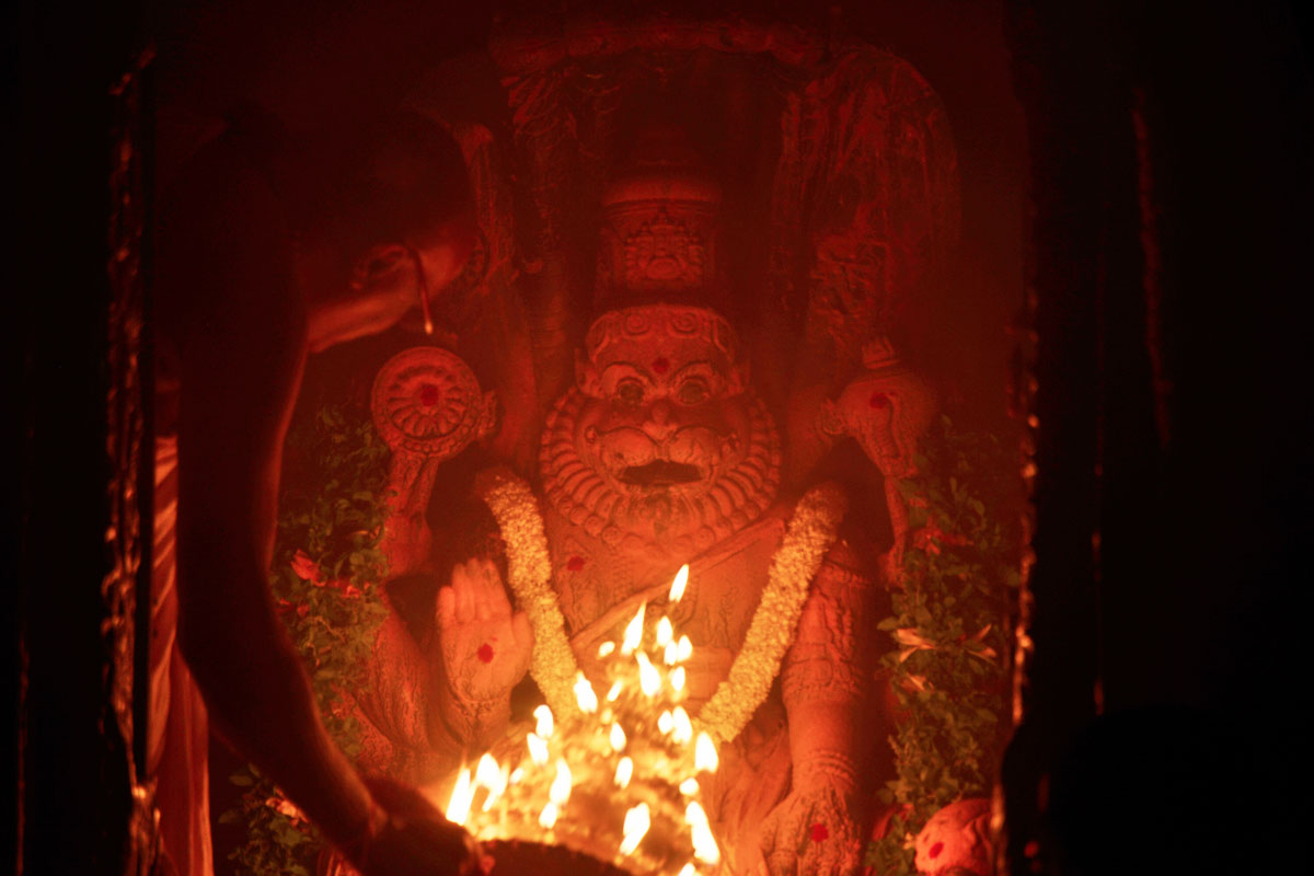 Arati to Lord Narasimha