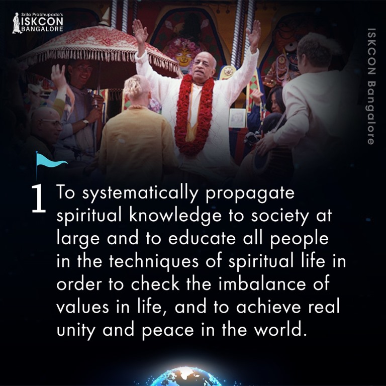 7 Purposes of ISKCON