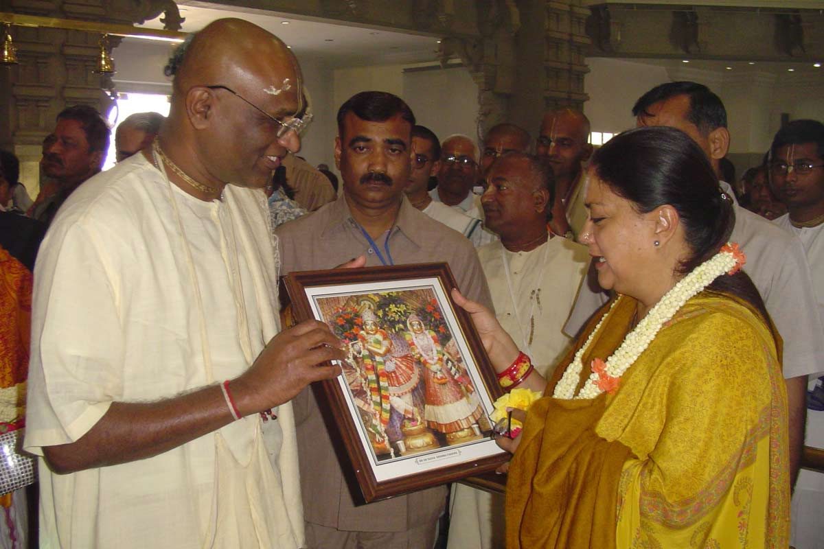 Smt.  Vasundara Raje, Chief Minister of Rajasthan