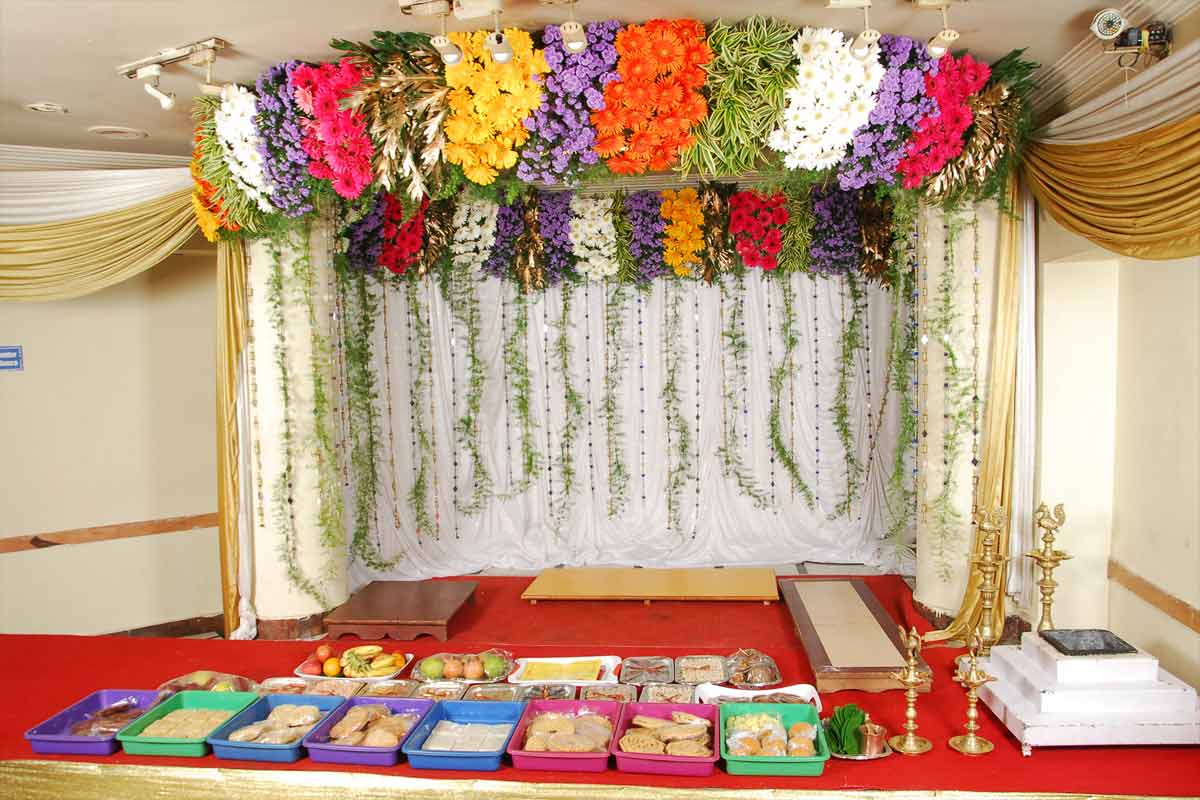 Function preparations Mathura hall