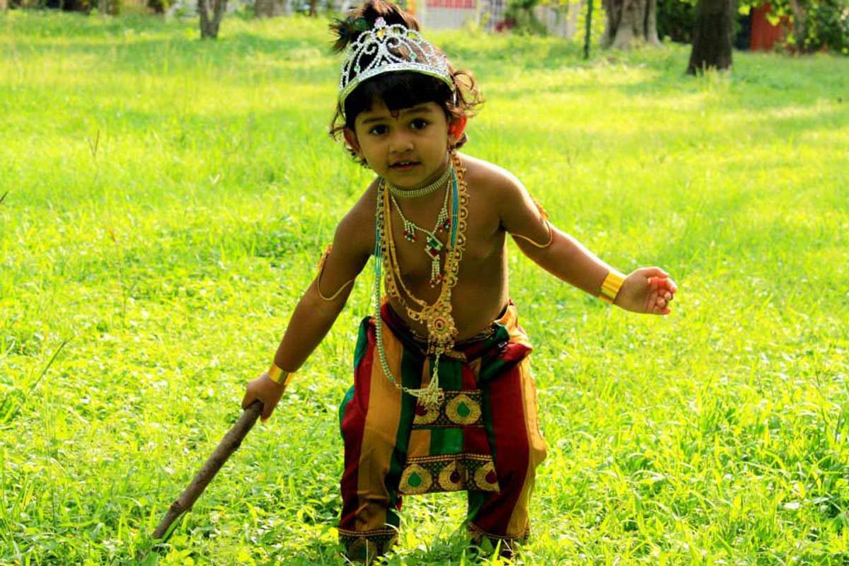 Krishna Costume Contest