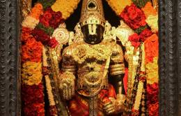 Lord Srinivasa Govinda in a special alankara