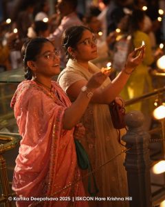 Kartika Deepotsava 2025 at ISKCON Bangalore Temples 5 deepotsava hkh 1